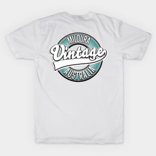 Mildura australia vintage style logo T-Shirt